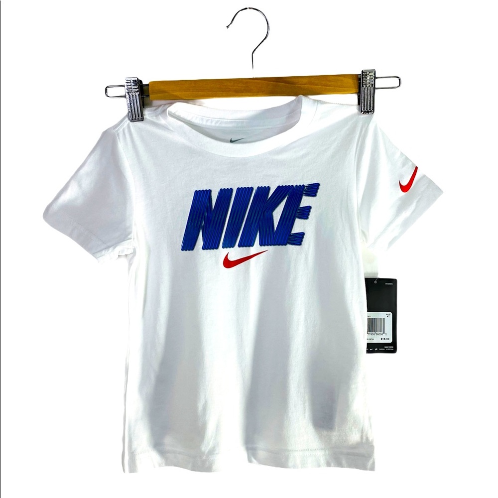 Nike Toddler boys short sleeve white tee